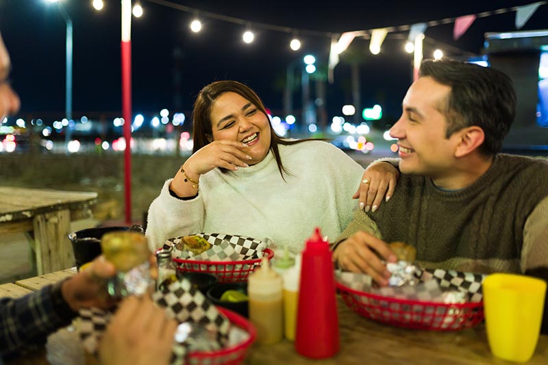 Aloha Cloud handheld POS for food trucks processing payments